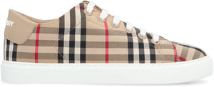 Checked motif sneakers-1